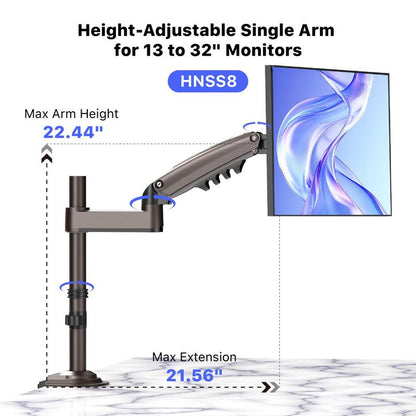 Stackable Dual Gaming Monitor Arm